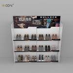 Combined Floor 3-Tiers Acrylic DIY Shoe Display Stand for Sale