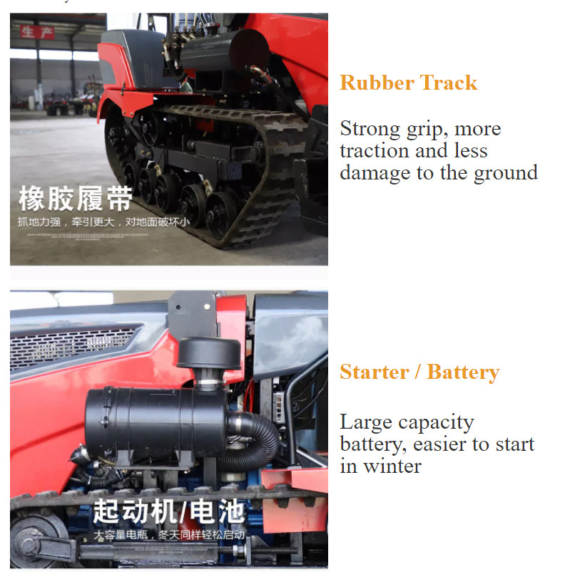 Farm International Crawler Tractor Mushroom Crawler Cultivation Cultivator