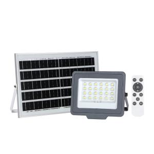 Wholesale CRI80 6500K 50 W Solar Outdoor Flood Lights Gray ABS LiFePO4 High Efficiency from china suppliers