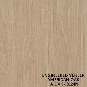 Wholesale Simulation Natural American White OAK X024N Wood Veneer Sheet For Door And Windows ISO from china suppliers