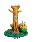 Coin Operated Fiberglass Amusement Kiddie Rides CE Certificated For Game Center