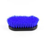 Black Handle Dandy Brush Horse 17*9 cm 6.5 Inch Plastic Two Head Pointed