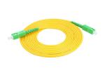 SC APC Fiber Optic Patch Cables, fiber optic patch cord supplier for FTTH G652D