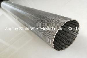 Wholesale 304 Johnson 200 Mm Diameter Stainless Steel Wire Wrap Screens 30 Slot from china suppliers