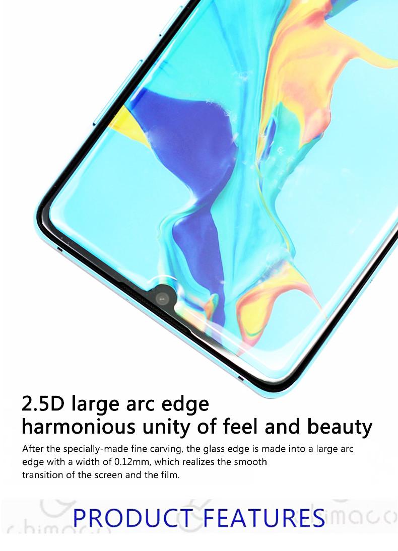 Tempered Glass Mobile Phone Screen Protector 2.5D High Clear Breaking Proof Transparent