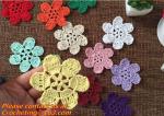 white flower Embroidery Lace patch motif applique trim headband hair bow garment