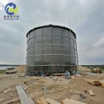 Dark Green GFS Bolted Steel Storage Tank Modular Design For Food Industry