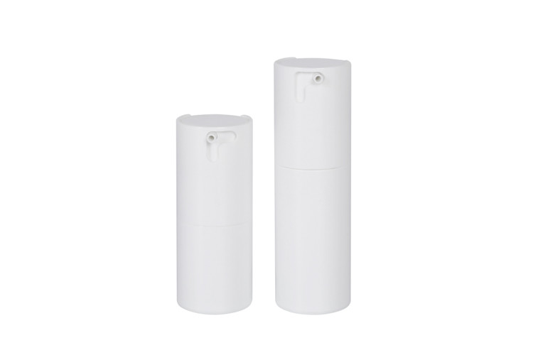 Empty PP White Airless Bottle 15ml 30ml 50ml Personal Care For Hand Cream Vacuum Bottle UKA16 Screw Head Lock