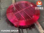 ASME SA182 F304 UNS S30400 Stainless Steel Heat Exchanger Tubesheet of Tube