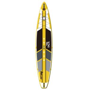 Wholesale Yellow 352 Lbs 12.5' X 30&quot; X 6&quot; Racing Inflatable SUP Surfboard from china suppliers