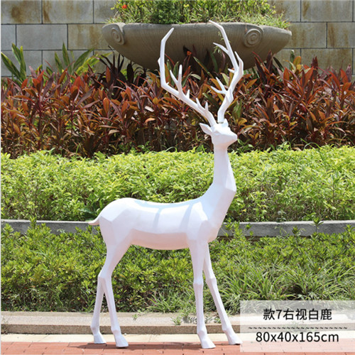 Realistic Fiberglass Life Size Horse Sculpture Garden Statue Painted