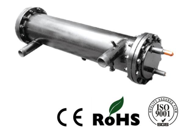 SS316L Shell and Tube Stainless Steel Evaporator , Water Cooled Tube Heat
