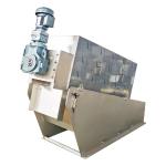 Sludge Dewatering Process Sewage Spiral Screw Press For Sewage Treatment Plant