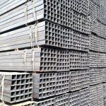 Black Square Mild Steel Pipe Tube Q345 Q235 Q215 MAterial 40mm Thickness