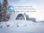 PVC Coated Portable Geodesic Dome Shelter Hot Galvanized