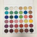 ISO 22716 36 Color Makeup Eyeshadow Palette For Warm Skin Tones