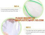 k color Double zipper food storage bag, Double tracking k food storage bags with