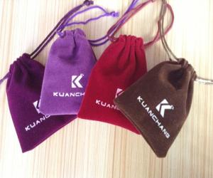 Wholesale Durable Velvet Drawstring Reusable Jewelry Organizer Bag from china suppliers