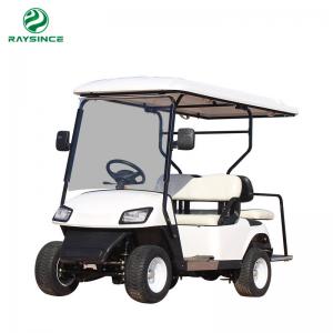 China 4 Wheels 2 seats mini electric golf carts cheap price good quality electric golf trolley for sale on sale