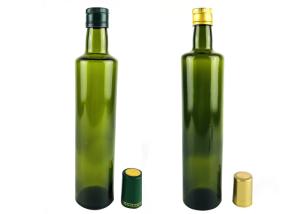 Wholesale Clear Dark Green Glass Olive Oil Bottle With Aluminum Dropper Cap from china suppliers