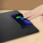 MOUSE PAD WIRELESS CHARGER New PU Leather Qi universal Wireless Charging Pad