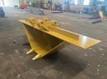 Construction 1.1cbm V Ditch Bucket Trapezoid For VOLOV KOBELCO HITACHI
