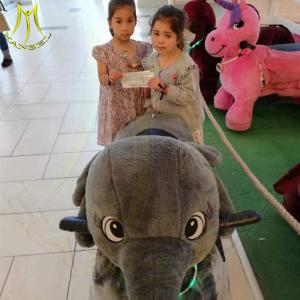 Wholesale Hansel coin operated electric car kids plush walking animal rides from china suppliers