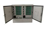 Floor Standing Outdoor Fiber Optic Distribution Cabinet 576 Fibers Cold Roll