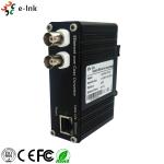 DIN Rail Industrial Coaxial Internet Extender Cat5UTP Up To 100m