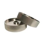 Electroplating Wood Grinding Wheel Metal Grit Silver Customized