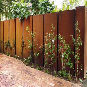 Wholesale Garden Villa Panels Corten Metal Privacy Fence from china suppliers