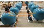 21 Inch Fiberglass Above Ground Pool Sand Filters White / Black Base 1.0HP Pump