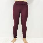 Maroon Red Ladies Horse Riding Leggings Equestrian Breeches Womens Size XXS - XL