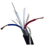 Tinned Wire Copper Fiber Hybrid Optical Cable Types Power Optical Fiber