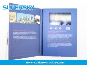 Wholesale Full Color Printing Video In Print Brochure , 128MB - 8GB Digital Video Brochure from china suppliers
