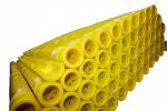 PU Subsea Protection Duct For Cable , Polyurethane Red Electrical Cable Duct