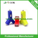 special USB Y style product dual usb car charger for mobile phone