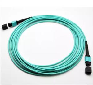 Wholesale LSZH Jacket OM3 MPO Trunk Cable 12 Core UPC 30m Multimode from china suppliers