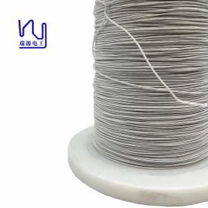 Wholesale Custom 38 Awg / 65 Strands Ustc Litz Wire Nylon Served Silver Conductor from china suppliers