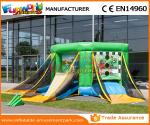 Double Stitch Inflatable Sports Games Waterproof Green Inflatable Goal Soccer