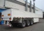 40-100 Ton Steel Side Wall Semi Trailer Heavy Duty I Beam With LED Light