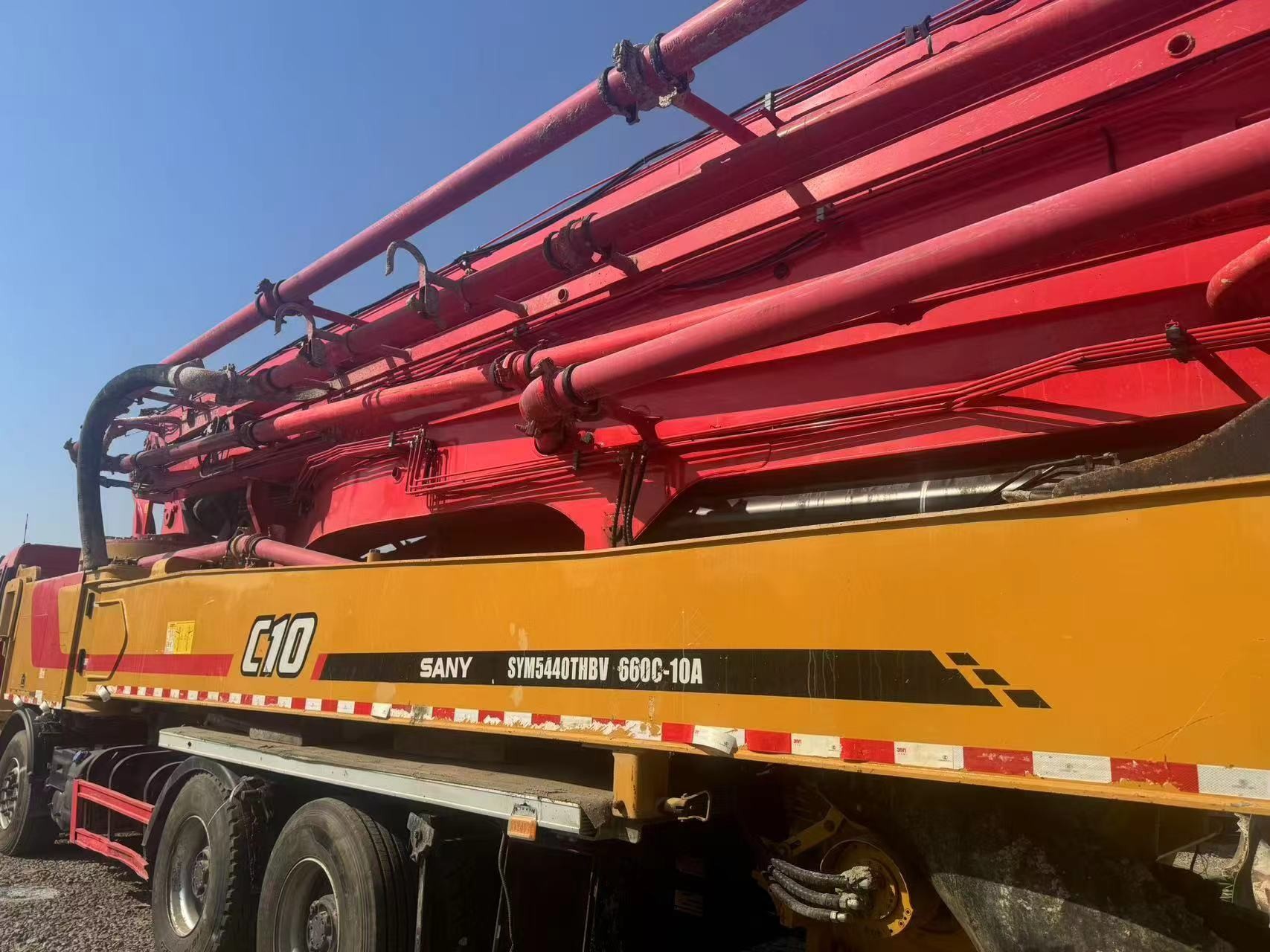2020 Sany Heavy Industry 62m concrete pump truck installed with Mercedes-Benz chassis