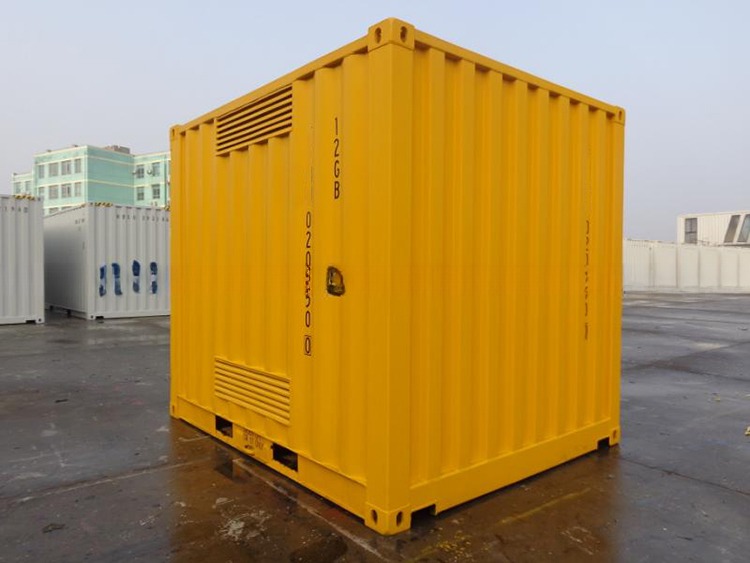 10ft Steel Grating Bundled Floor Ventilated Shutter Dry Container for Dangerous Goods Storage Shipping Containers
