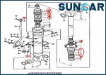 AT196471 Boom Cylinder Seal Kit Service Kits For 450CLC 550LC Deere Models