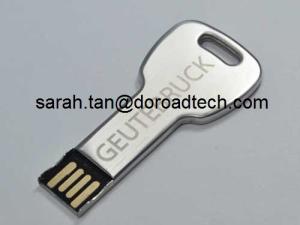 Wholesale Cute Metal Key Shaped USB Flash Drives, 100% Original and New Memory Chip from china suppliers