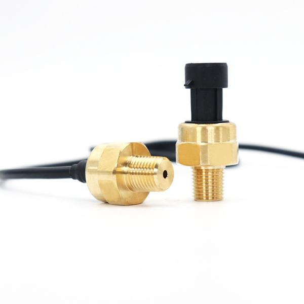 0.5-4.5V I2C Brass Water Pipe Pressure Sensor With Cable Outlet