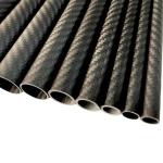 Super Light & High Stiffness 30mm - 27mm Roll Wrapped Carbon Fibre Tube