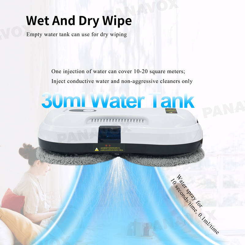 Intelligent Window Cleaner Robot 240v Ultra Thin Automatic Skylight Cleaner