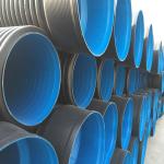 Perforated Land Corrugated Drain Pipe Polyethylene Plastic