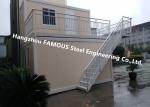 Multi Floor Prefab Container House 20ft Flat Pack Homes For Family Leisure And